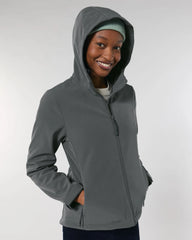 Veste softshell femme Stanley/Stella Discoverer à personnaliser - Anthracite