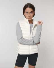 Bodywarmer femme 100% polyester recyclé Stanley/Stella à personnaliser - Off White
