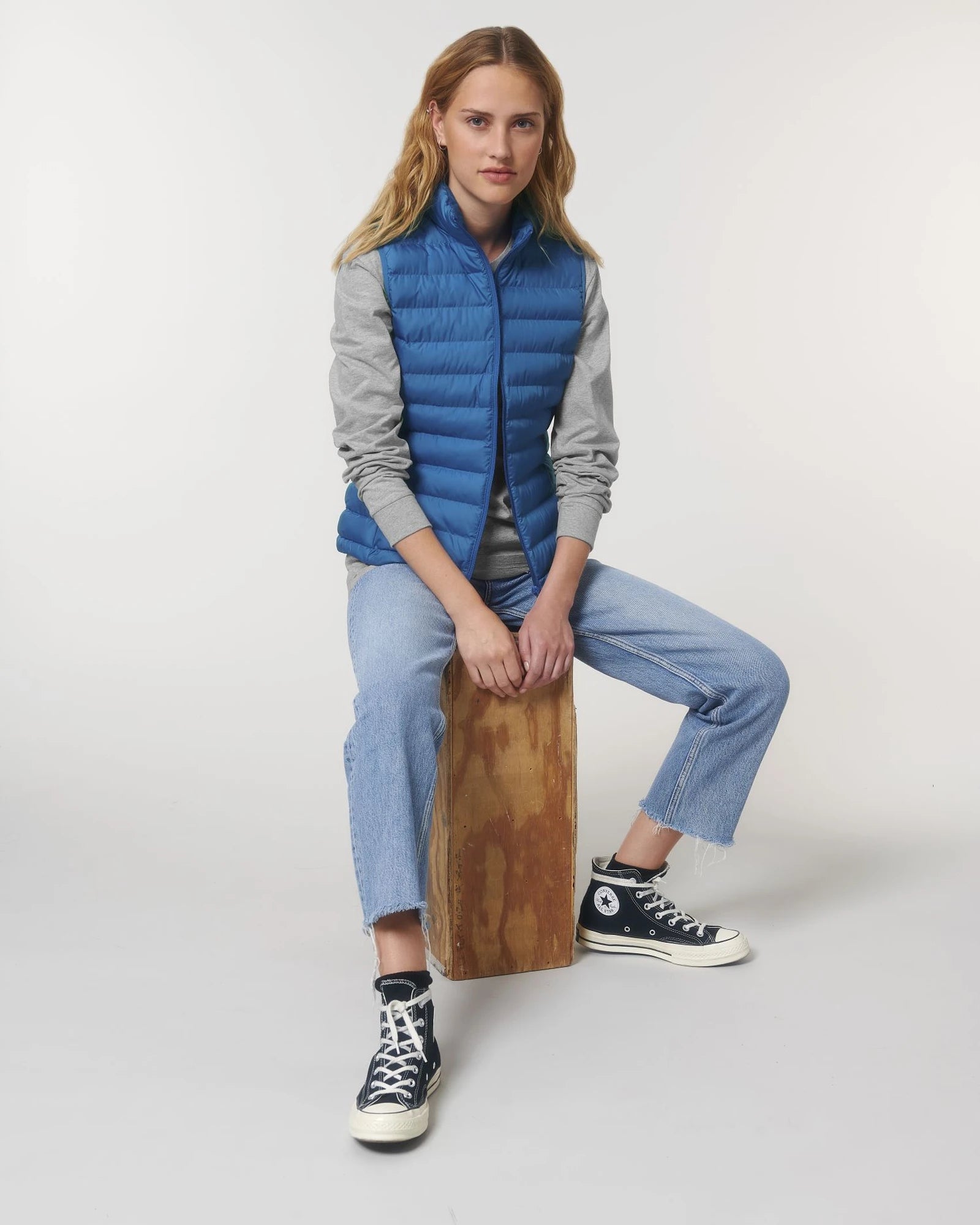 Bodywarmer femme 100% polyester recyclé Stanley/Stella à personnaliser - Royal Blue