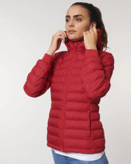Veste matelassée femme polyester recyclé Stanley/Stella à personnaliser - Red
