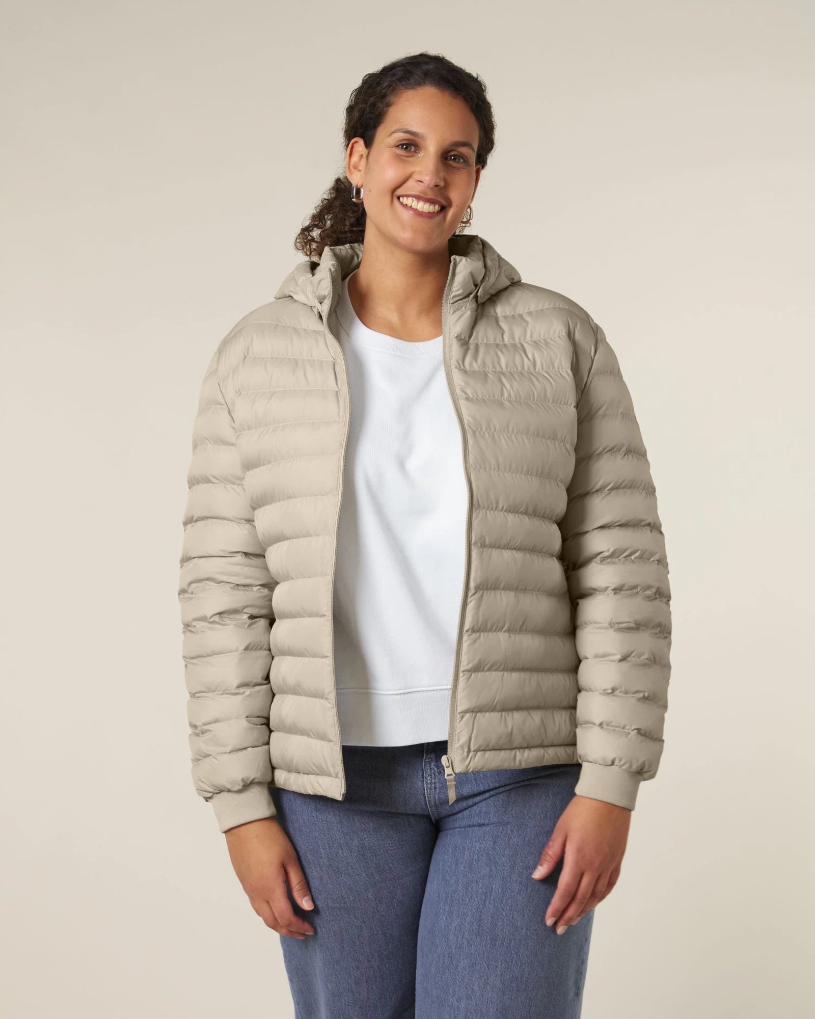 Veste matelassée femme polyester recyclé Stanley/Stella à personnaliser - Desert Dust