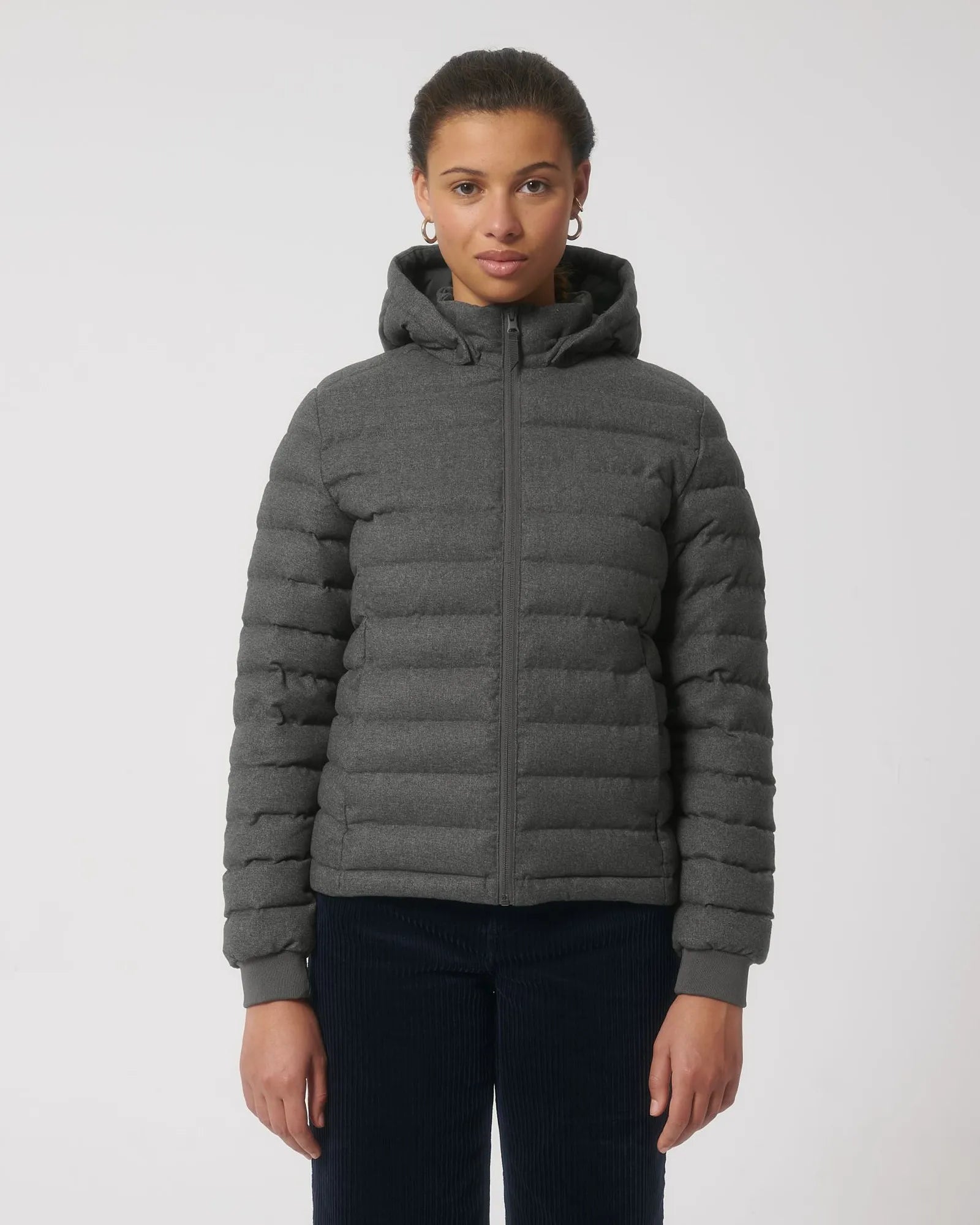 Veste matelassée polyester recyclé Stanley/Stella Voyager à personnaliser - 1
