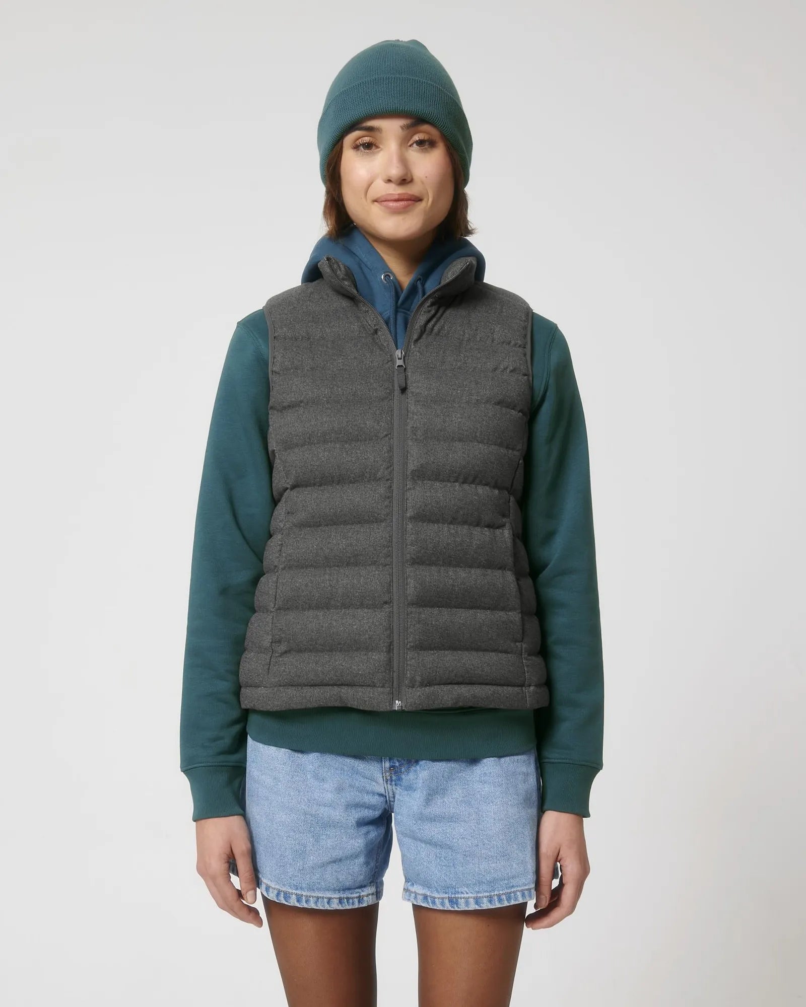 Veste matelassée polyester recyclé Stanley/Stella Climber à personnaliser - 1