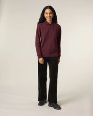 Polo coton bio Stanley/Stella Prepster 2.0 à personnaliser - Burgundy