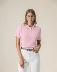 Polo coton bio Stanley/Stella Coaster à personnaliser - Cotton Pink