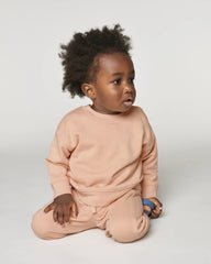 Sweat-shirt bébé coton bio Stanley/Stella à personnaliser - Fraiche Peche