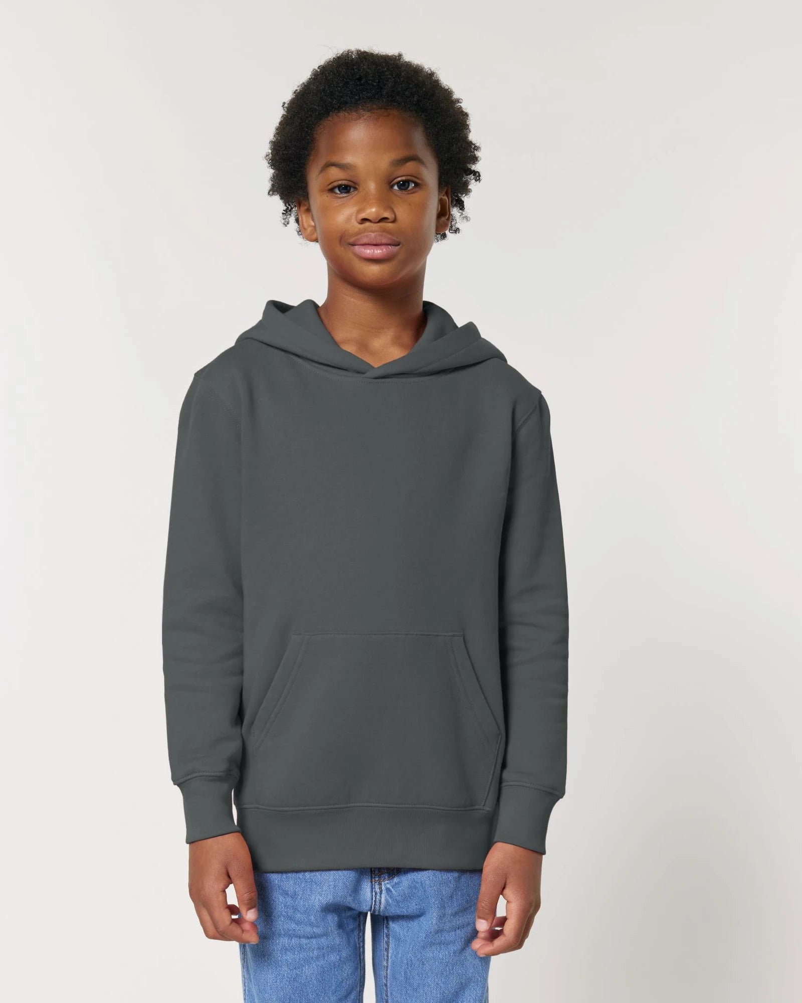 Sweat à capuche enfant Mini Cruiser 2.0 à personnaliser - Anthracite