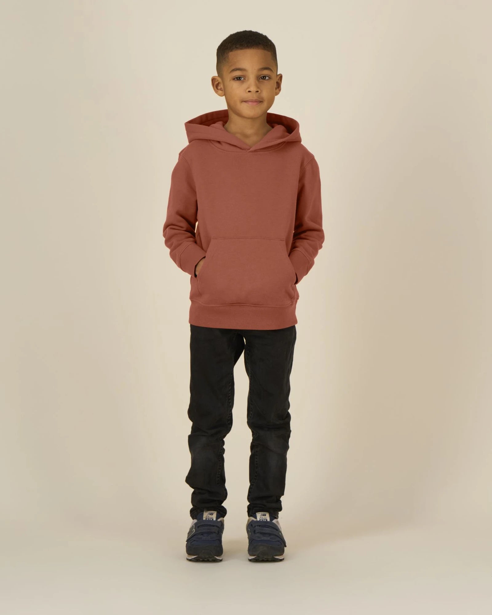 Sweat à capuche enfant Mini Cruiser 2.0 à personnaliser - Heritage Brown