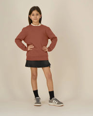 Sweat-shirt enfant coton bio Stanley/Stella Mini Changer 2.0 à personnaliser - Heritage Brown