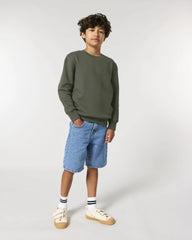 Sweat-shirt enfant coton bio Stanley/Stella Mini Changer 2.0 à personnaliser - Khaki