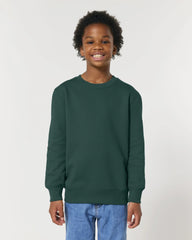 Sweat-shirt enfant coton bio Stanley/Stella Mini Changer 2.0 à personnaliser - Glazed Green