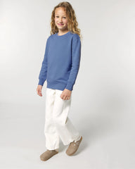 Sweat-shirt enfant coton bio Stanley/Stella Mini Changer 2.0 à personnaliser - Bright Blue