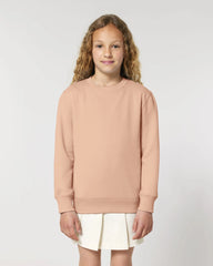 Sweat-shirt enfant coton bio Stanley/Stella Mini Changer 2.0 à personnaliser - Fraiche Peche