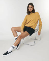 Sweat à capuche coton bio Stanley/Stella Archer à personnaliser - G. Dyed Gold Ochre