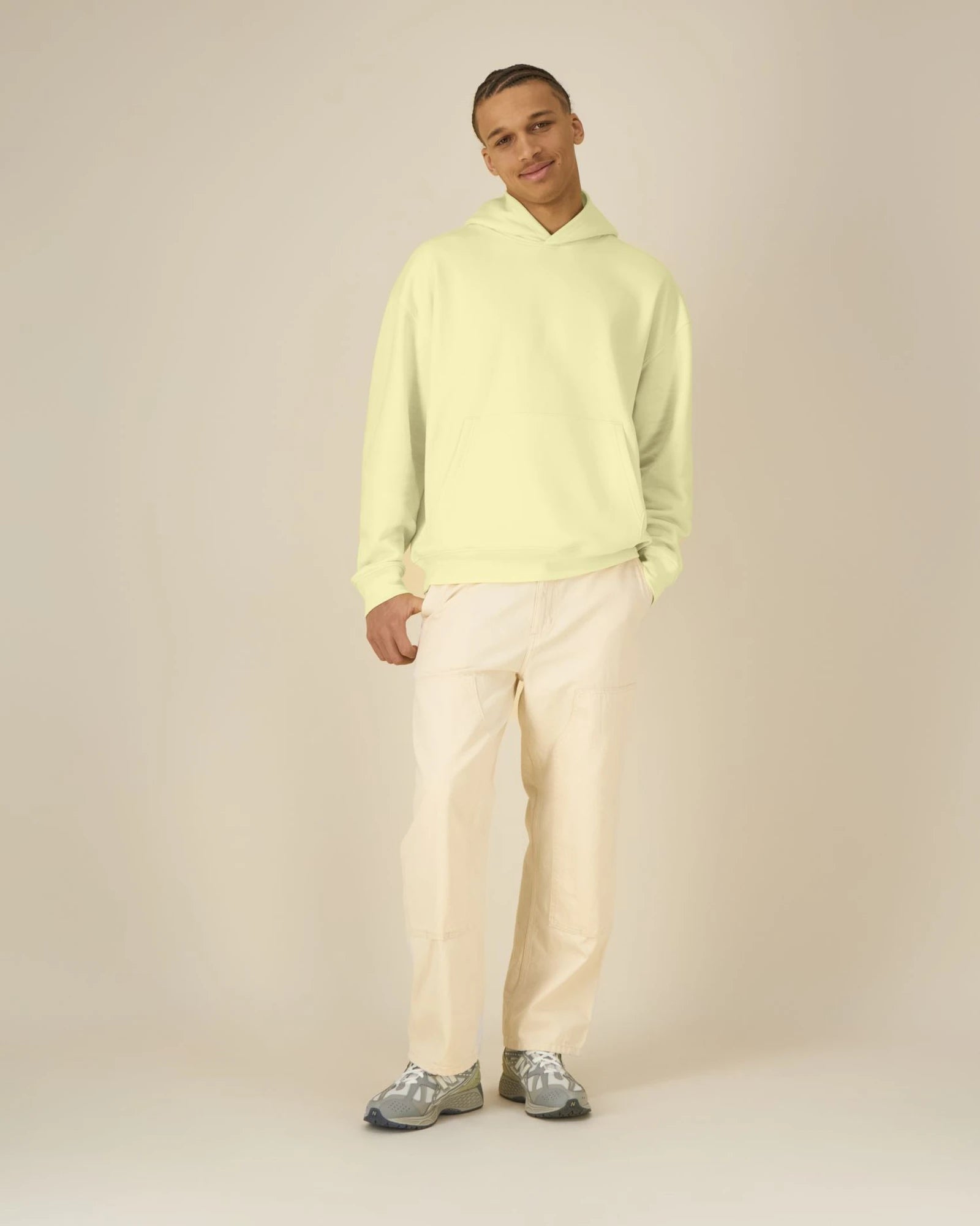 Sweat à capuche unisexe coton bio Stanley/Stella à personnaliser - Lemon Sorbet