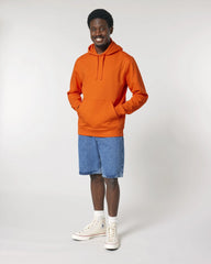 Sweat à capuche unisexe coton bio Stanley/Stella Drummer à personnaliser - Bright Orange