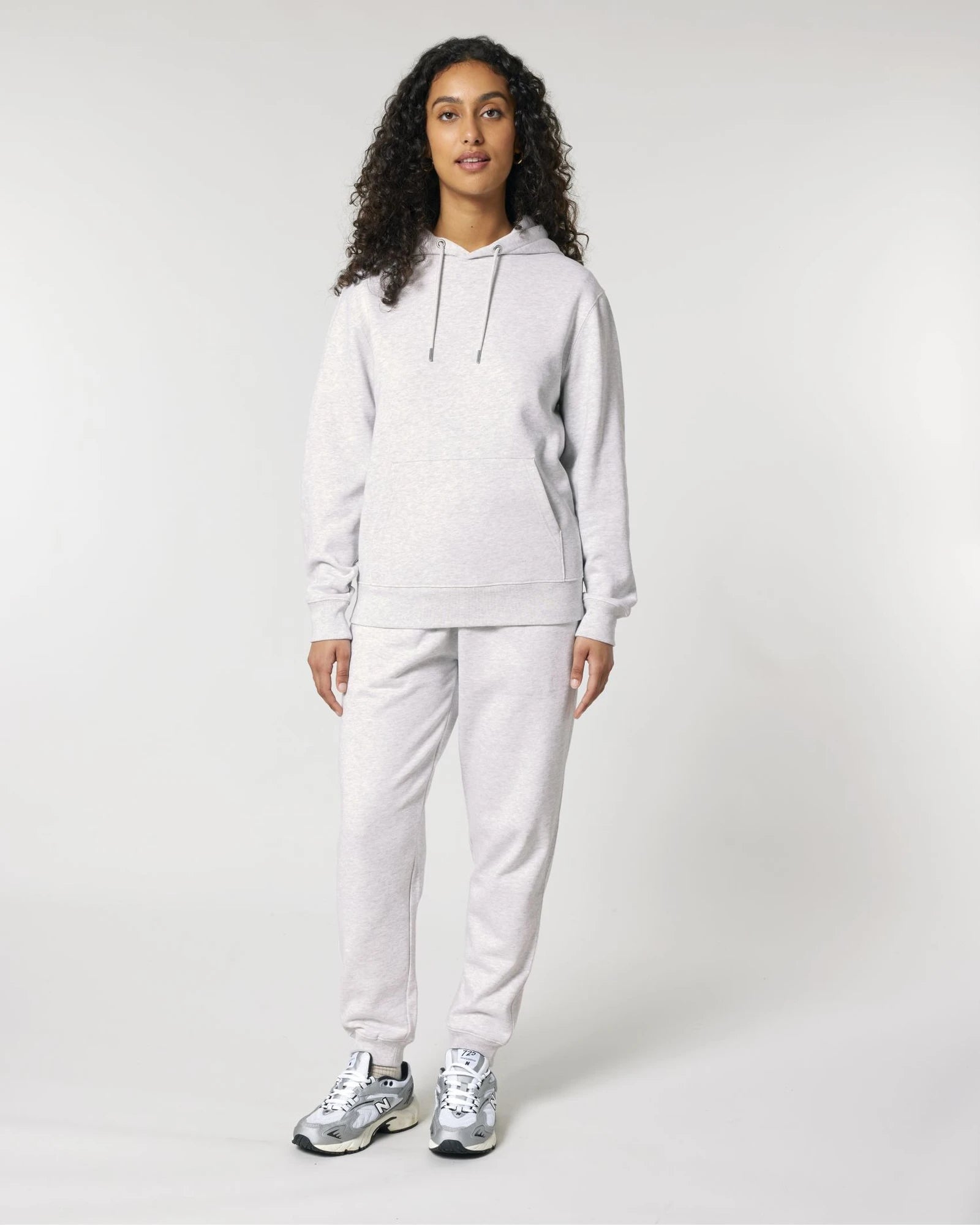 Sweat à capuche Stanley/Stella Cruiser 2.0 à personnaliser - Cool Heather Grey
