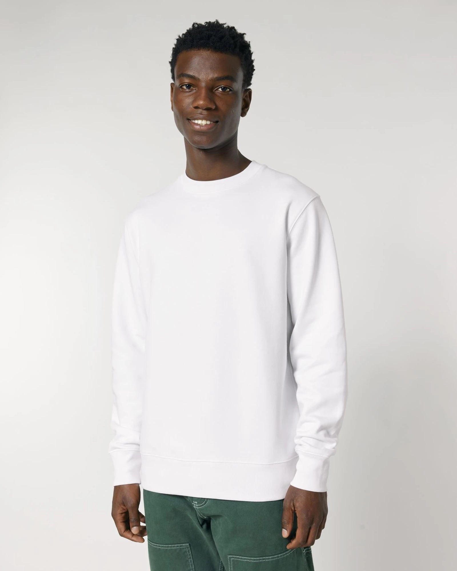 Sweat-shirt unisexe coton bio Stanley/Stella Changer à personnaliser - White
