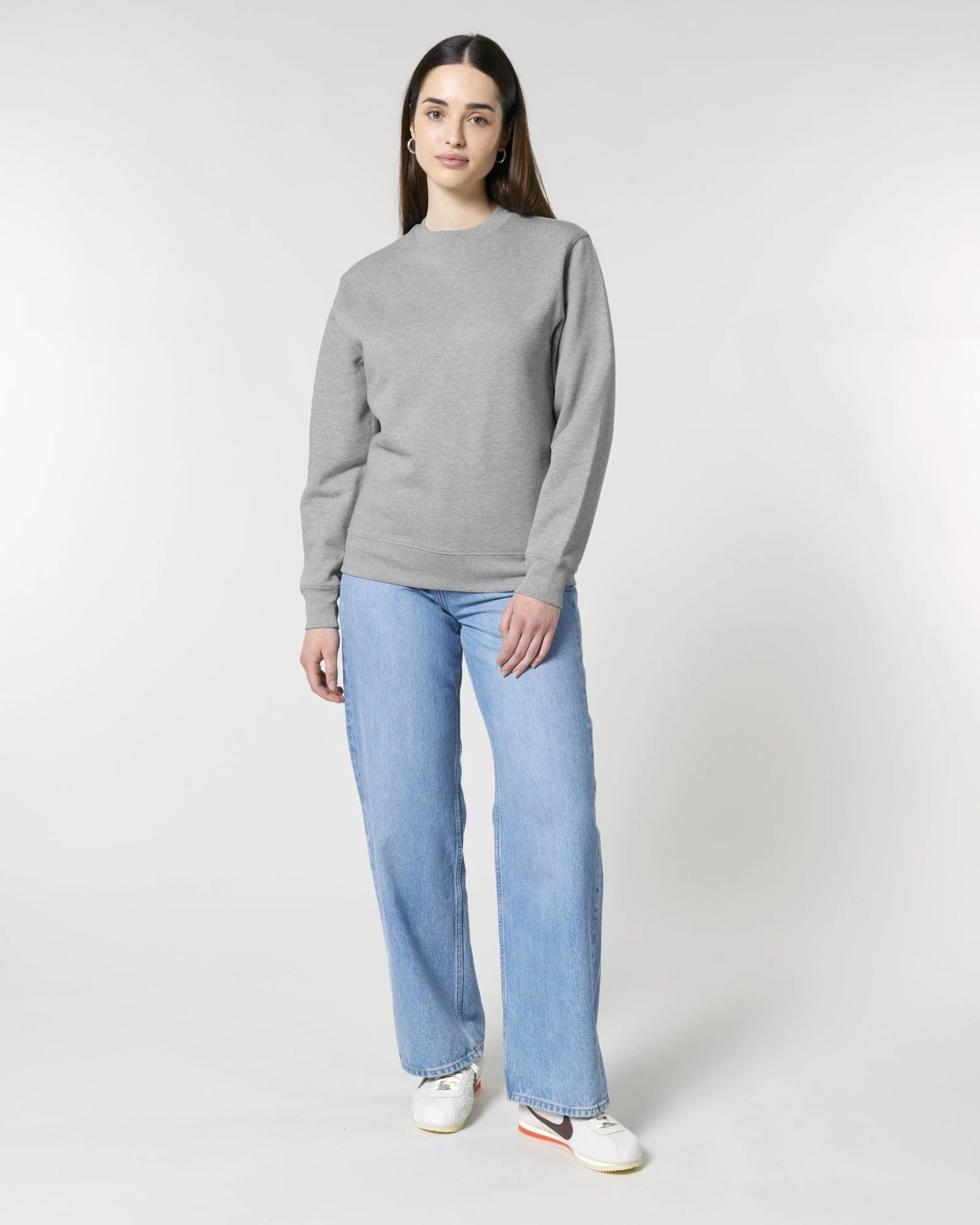 Sweat-shirt unisexe coton bio Stanley/Stella Changer à personnaliser - Heather Grey