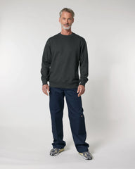 Sweat-shirt unisexe coton bio Stanley/Stella Changer à personnaliser - Dark Heather Grey