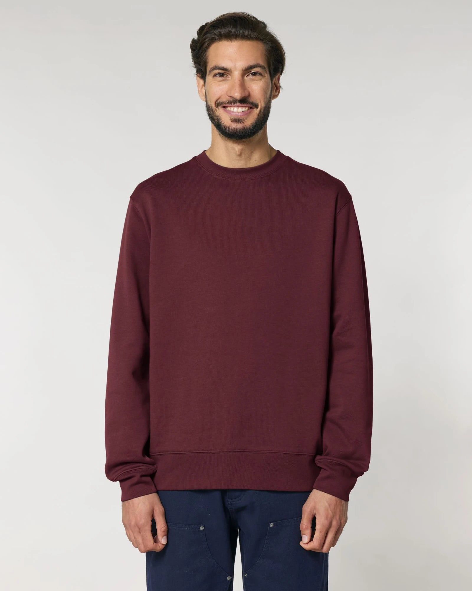 Sweat-shirt unisexe coton bio Stanley/Stella Changer à personnaliser - Burgundy