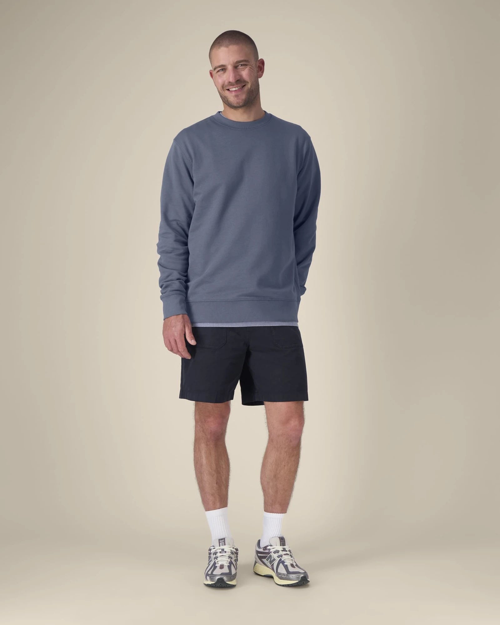 Sweat-shirt unisexe coton bio Stanley/Stella Changer à personnaliser - Blue Grey