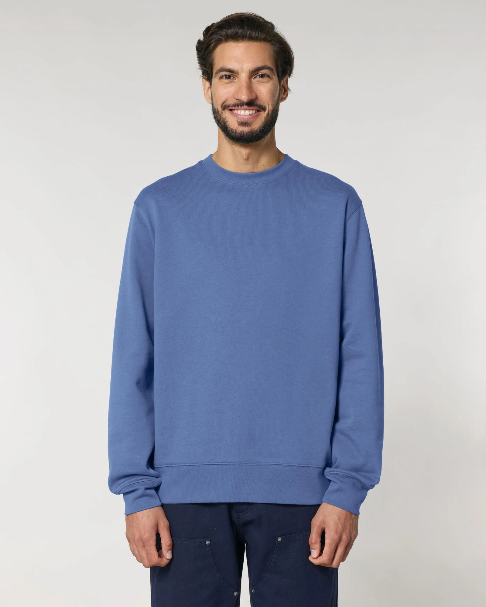 Sweat-shirt unisexe coton bio Stanley/Stella Changer à personnaliser - Bright Blue