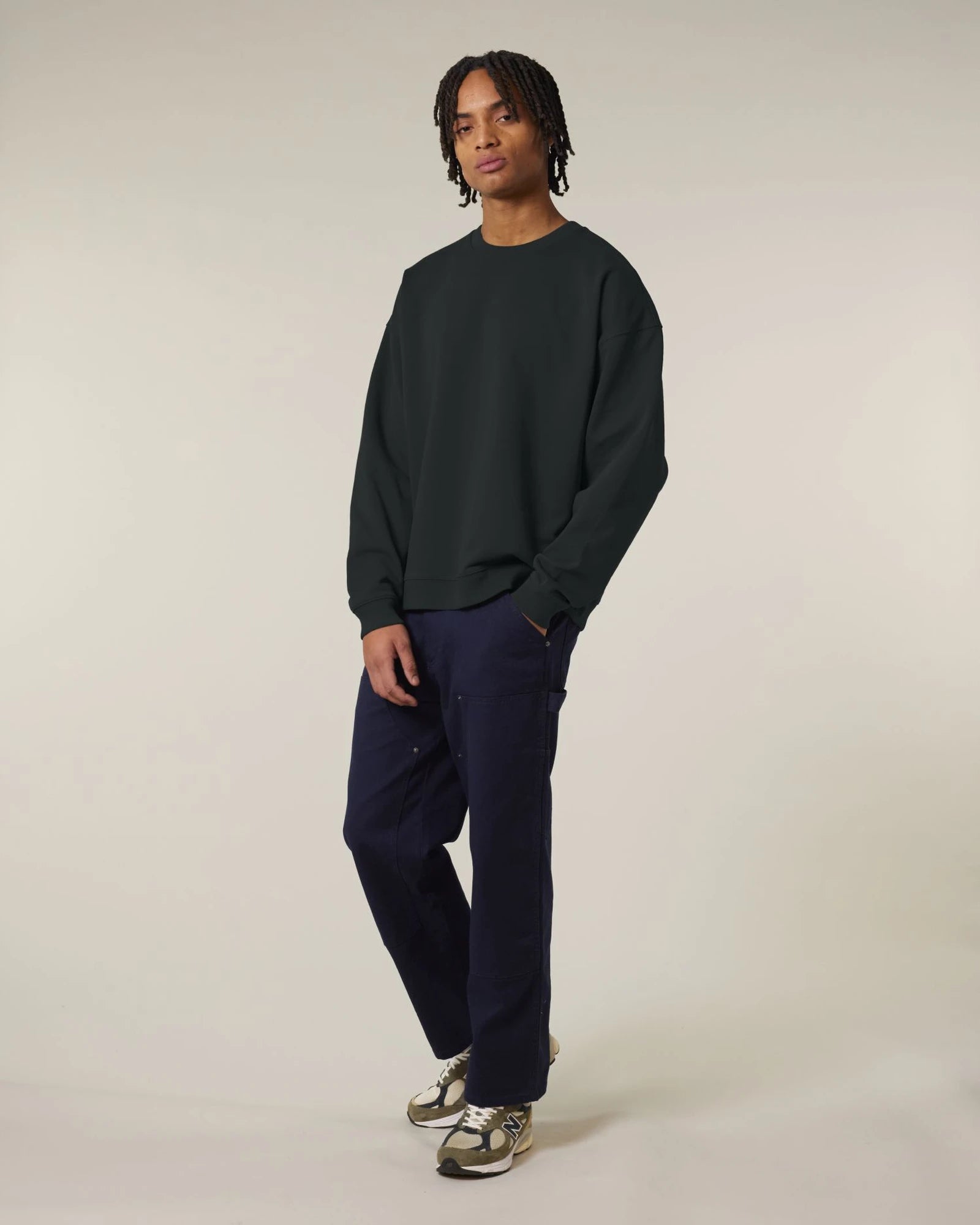 Sweat-shirt unisexe col rond Oversized Stanley/Stella Radder 2.0 à personnaliser - 1