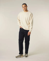 Sweat-shirt unisexe col rond Oversized Stanley/Stella Radder 2.0 à personnaliser - Natural Raw