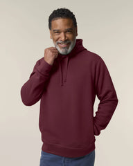 Sweat à capuche unisexe coton bio Stanley/Stella Sounder à personnaliser - Burgundy