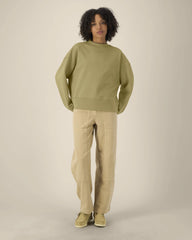 Sweat-shirt col rond coton recyclé Stanley/Stella à personnaliser - Faded Olive