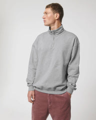 Sweat-shirt unisexe coton bio Stanley/Stella Miller à personnaliser - Heather Grey