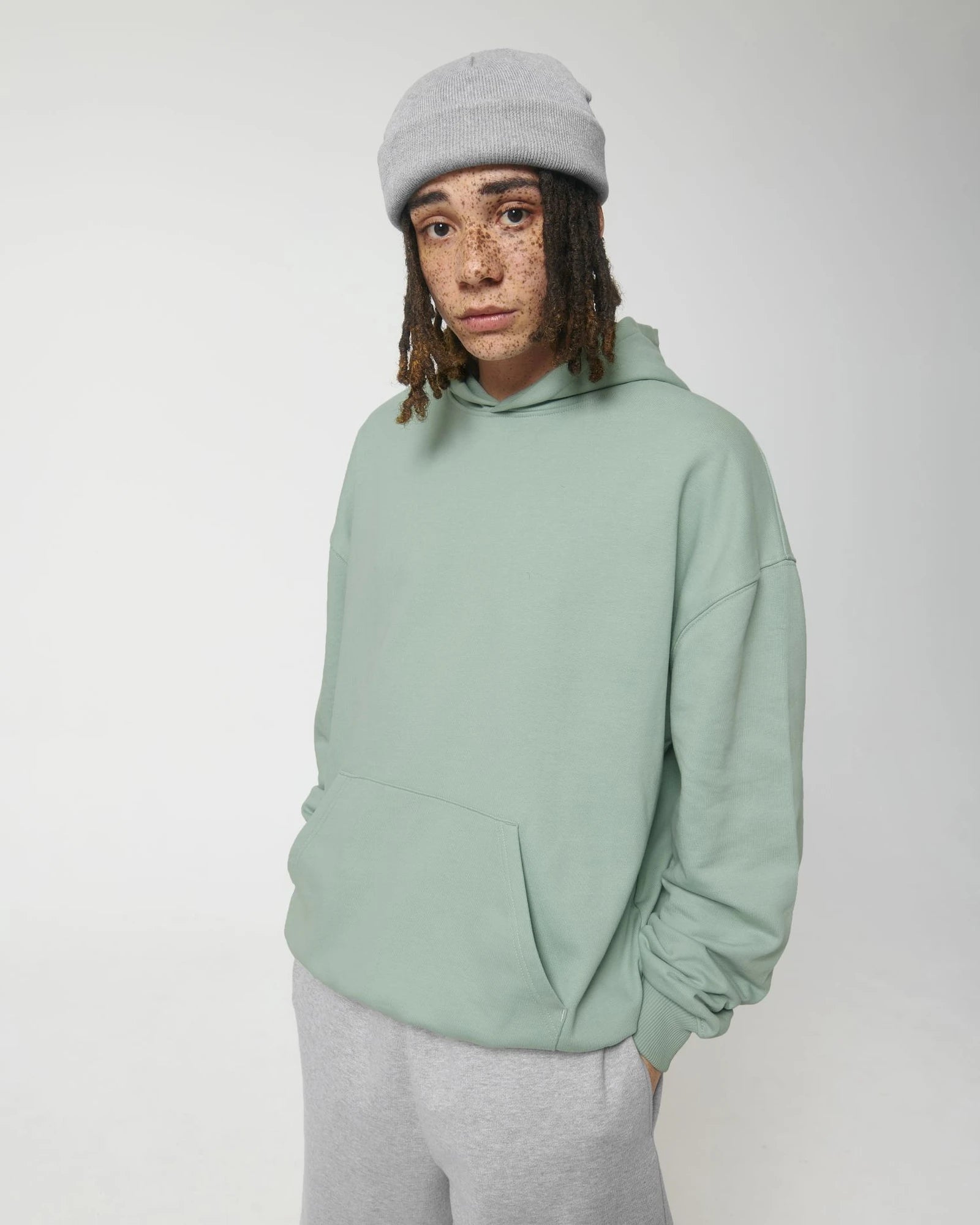 Sweat à capuche unisexe coton bio Stanley/Stella Cooper à personnaliser - Aloe