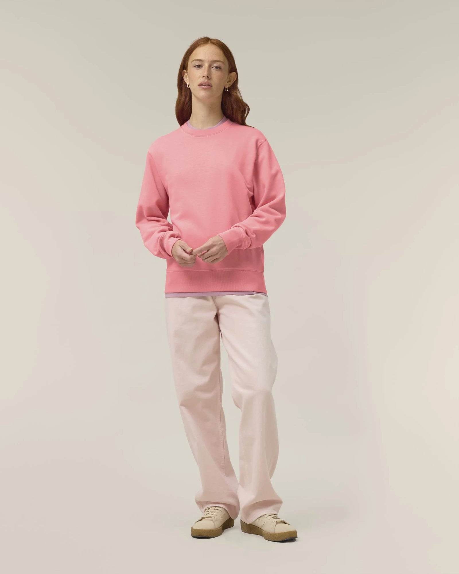 Sweat-shirt unisexe coton bio Stanley/Stella Matcher à personnaliser - Pink Joy