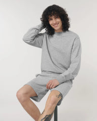 Sweat-shirt unisexe coton bio Stanley/Stella Matcher à personnaliser - Heather Grey