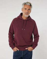 Sweat-shirt à capuche coton bio Stanley/Stella Sider à personnaliser - Burgundy