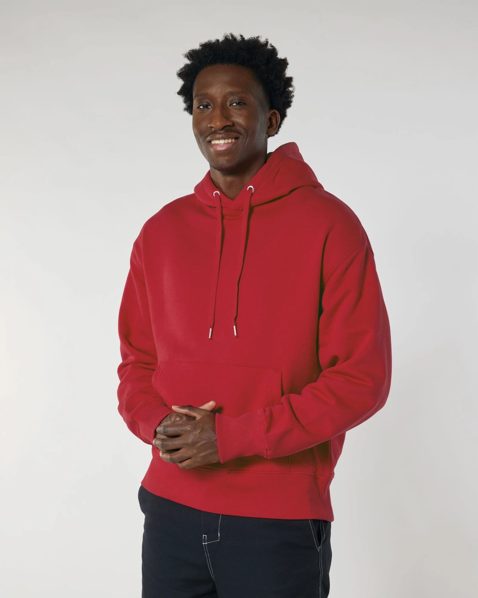 Sweat à capuche unisexe coton bio Stanley/Stella Slammer à personnaliser - Red