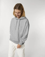 Sweat à capuche unisexe coton bio Stanley/Stella Slammer à personnaliser - Heather Grey