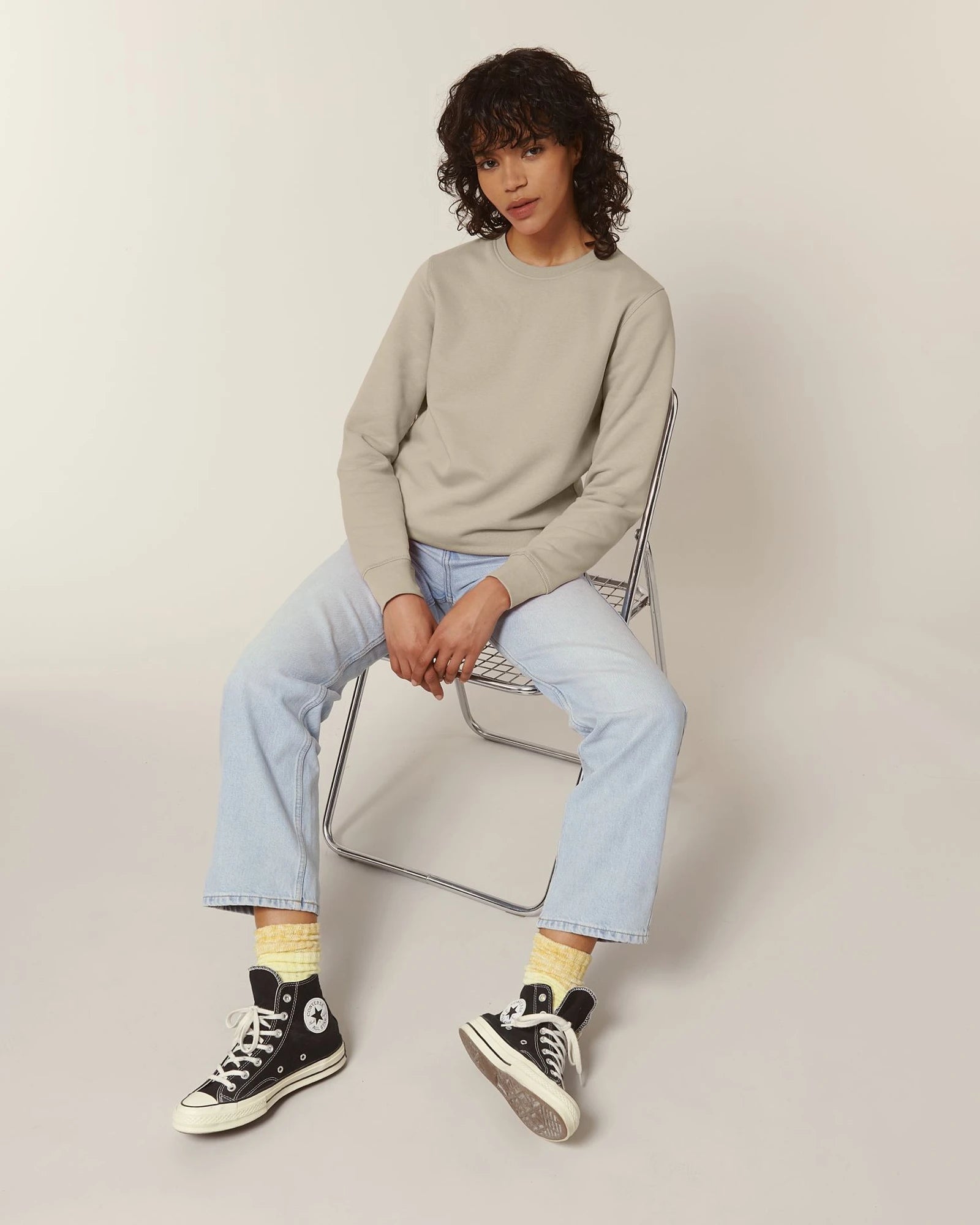 Sweat-shirt unisexe coton bio Stanley/Stella Roller à personnaliser - Desert Dust