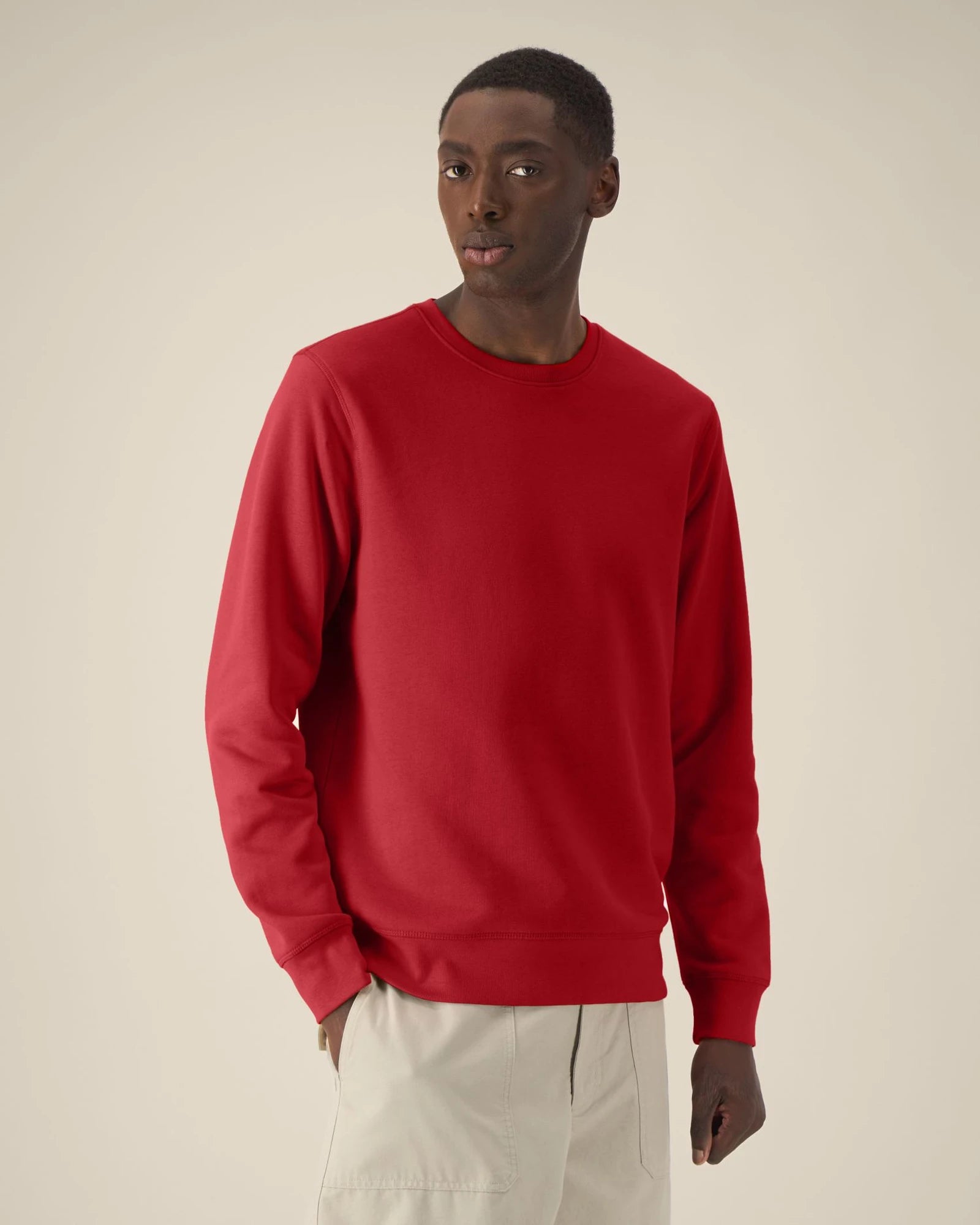 Sweat-shirt unisexe coton bio Stanley/Stella Roller à personnaliser - Red