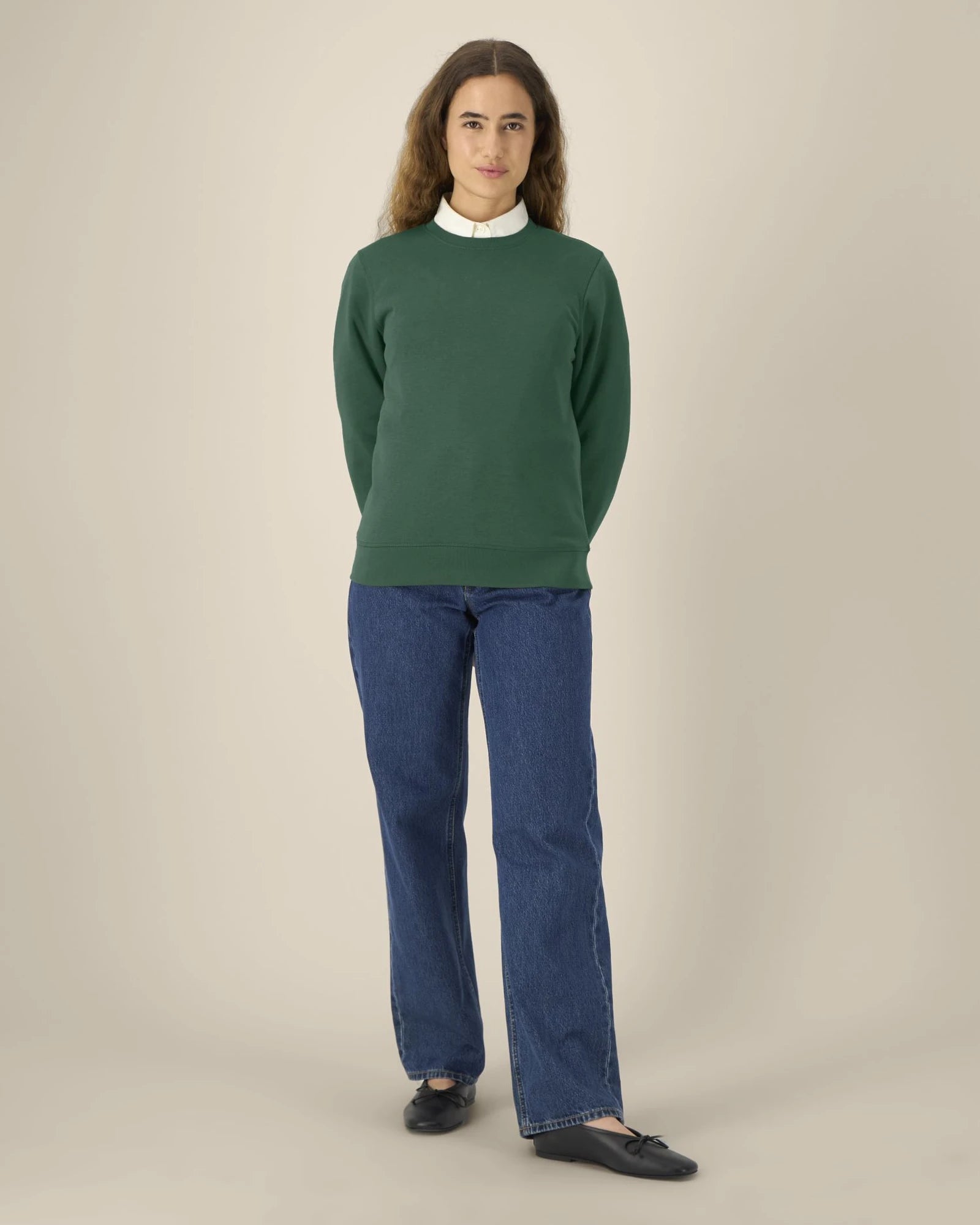 Sweat-shirt unisexe coton bio Stanley/Stella Roller à personnaliser - Bottle Green