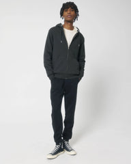 Sweat à capuche zippé unisexe Stanley/Stella Hygger à personnaliser - Dark Heather Grey