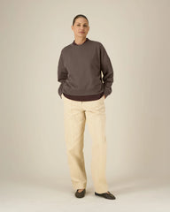 Sweat-shirt femme coton bio Stanley/Stella Alma à personnaliser - Mocha