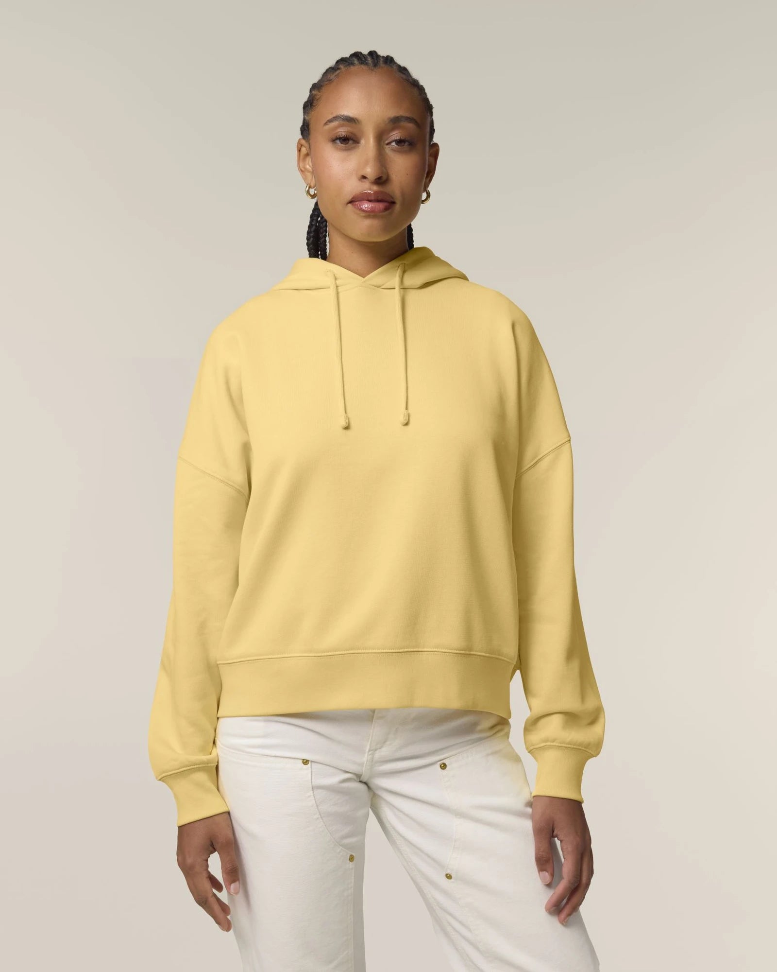 Sweat à capuche femme Stanley/Stella Nora à personnaliser - Viva Yellow