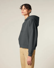 Sweat à capuche femme Stanley/Stella Nora à personnaliser - Anthracite