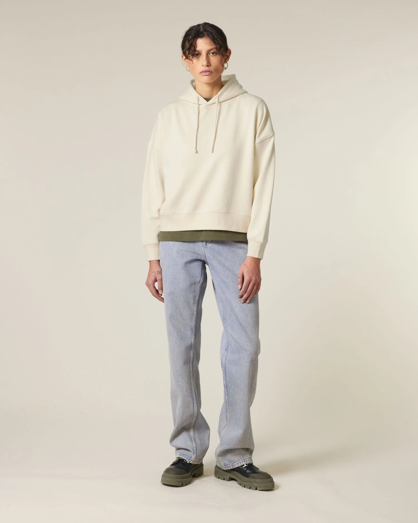 Sweat à capuche femme Stanley/Stella Nora à personnaliser - Natural Raw