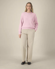 Sweat-shirt col rond coton recyclé Stanley/Stella Thinker à personnaliser - Cotton Pink