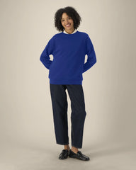 Sweat-shirt col rond coton recyclé Stanley/Stella Thinker à personnaliser - Worker Blue