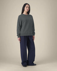 Sweat-shirt col rond coton recyclé Stanley/Stella Thinker à personnaliser - Anthracite