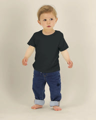 T-shirt bébé coton bio Stanley/Stella Iconic à personnaliser - Black